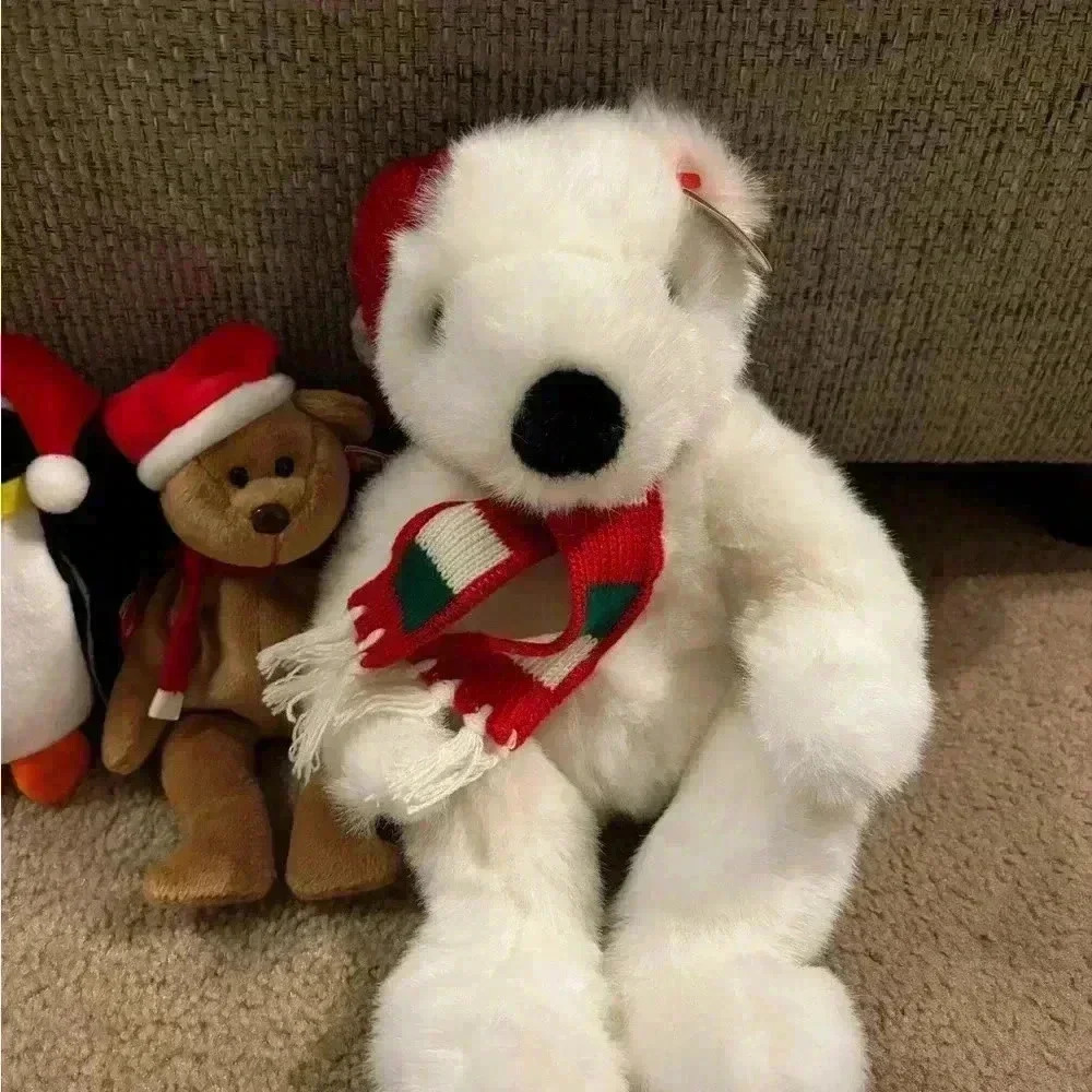 Christmas Beanie Babies Lot Of 5 - Picture 5 of 13